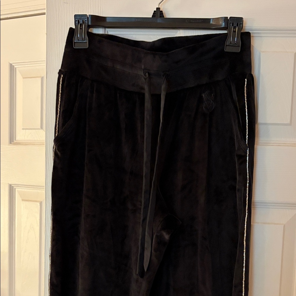 Victoria's Secret Rhinestone Velour Joggers - Picture 7 of 8